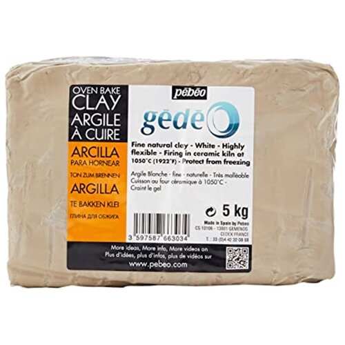 Bijela glina za modeliranje Pebeo 5 kg (masa za modeliranje) Slike
