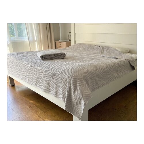  Letnji frotirni prekrivač - Sara - 200x200cm Siva boja ( VLK000543-Sarasiva ) Cene