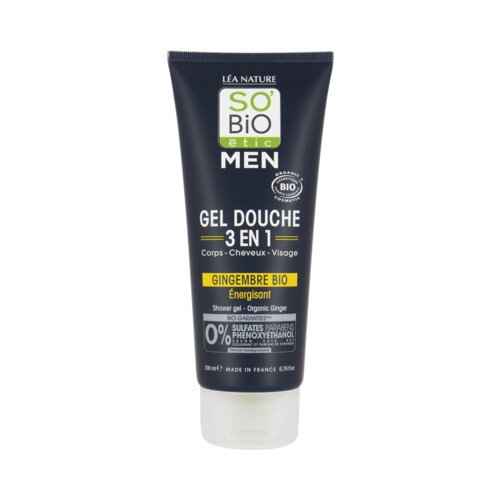 SO&amp;rsquo;BiO &amp;eacute;tic men 3u1 či&amp;scaron;ćenje tijela, kose i lica - đumbir Slike