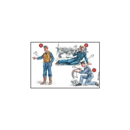 Special-Hobby RAF Mechanics (2 fig.) And Pilot WW II, (21287574) Slike