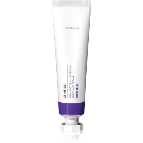 KUNDAL Shea Butter &amp;amp; Macadamia White Musk hidratantna krema za ruke s hranjivim učinkom 50 ml Slike