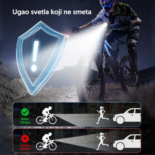  Punjiva LED lampa za bicikl sa LED diodama Slike