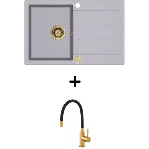  Set Tesa SQT101-AW + slavina Flexy PVD Zlato/Alumetallic Cijene