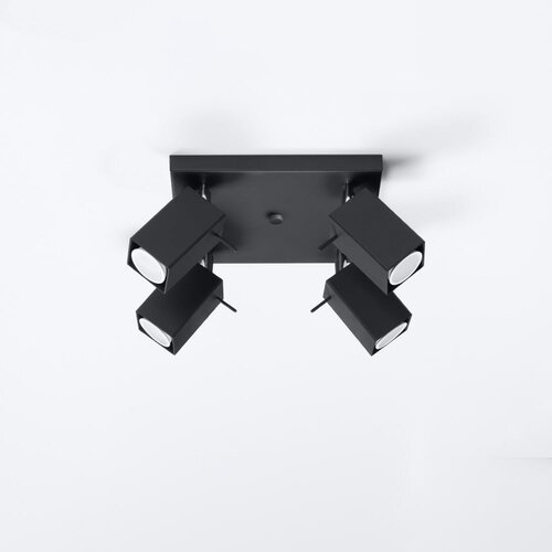 Nice Lamps Crni reflektor 25x25 cm Toscana – Cijene