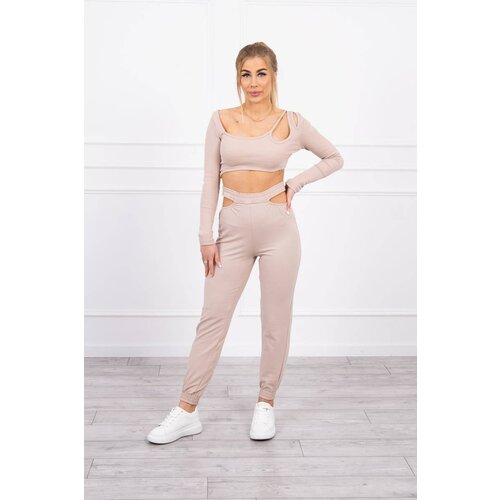 Kesi Complete with a beige blouse top Slike