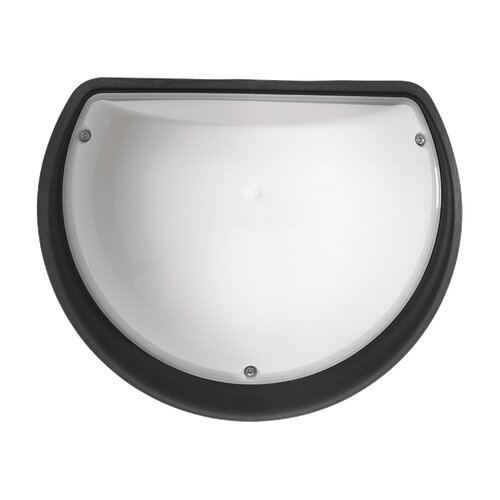  Svjetiljka Half moon E27 IP54 crna Slike