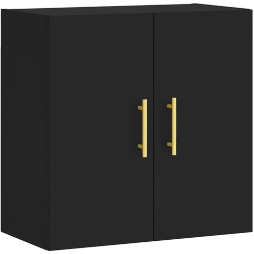 Maison Chic Stenska omarica - Zidna omarica črna 60x31x60 cm inženirski les iu1164, (22063434) Cene