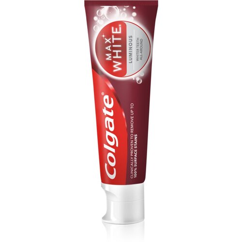 Colgate Max White Luminous zobna pasta za sijoče bele zobe 75 ml Cene
