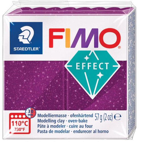  MASA ZA MODELIRANJE 57G FIMO EFFECT GALAXY STAEDTLER 8010-602 LJUBIČASTA Slike