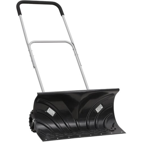 The Living Store Lopata za sneg z raztegljivim ročajem črna 66 cm jekleno rezilo - Lopata Za Sneg, (21980222) Slike