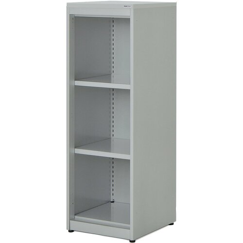 mauser Kombinirani regal, VxŠxG 1180 x 400 x 432 mm, plošča iz umetne mase, 2 polici, svetlo siva Cene