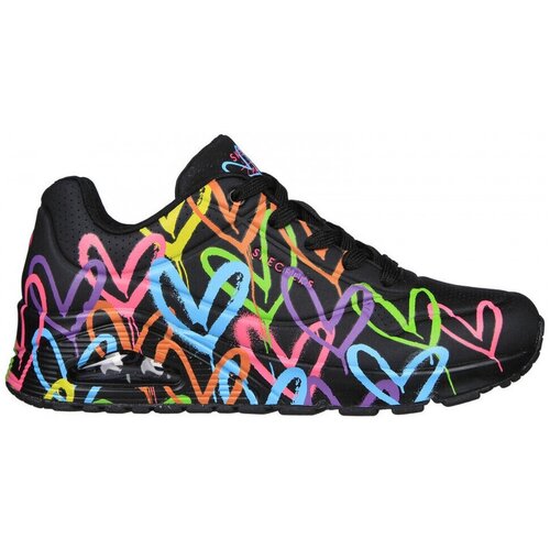 Skechers Uno - highlight love Crna Cijene
