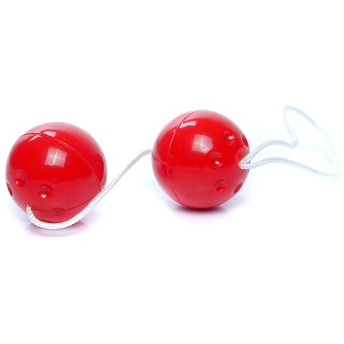 Duo Balls crvene vaginalne kuglice sa čeličnim jezgrom — 21 cm — 67 00027 Cene