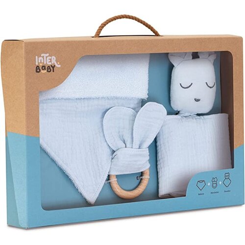 Interbaby Set za bebe Muslin Blue Grey Cijene