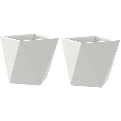  Sadilica 2 pcs Bijelo 30 x 30 x 30 cm Čelik Slike