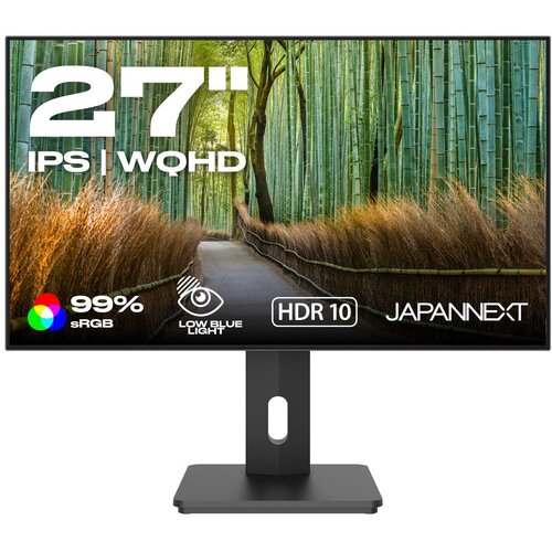  JAPAEXT JN-27IPS4FLWQHDR-HSP computer monitor 68.6 cm (27) 2560 x 1440 pixels Wide Quad HD LCD Black Cene