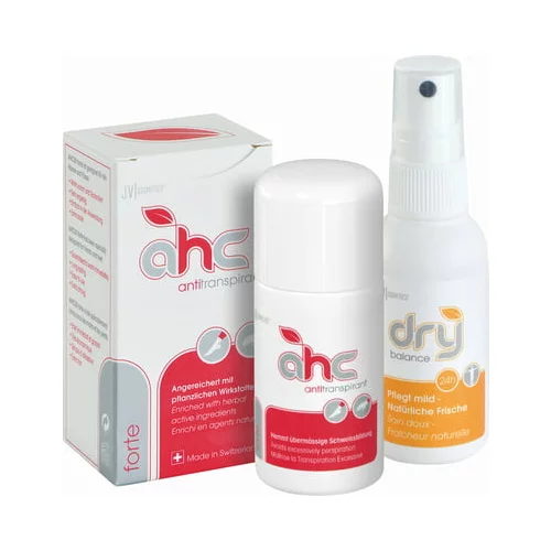 JV Cosmetics ahc Forte® & dry balance Deodorant®