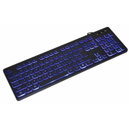 Gembird KB-UML3-02 LED multimedijalna tastatura sa pozadinskim osvetljenjem, US layout USB Cene