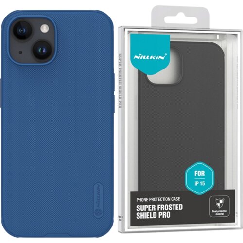 Nillkin SK&Oacute;RZANE ETUI CASE OSŁONA NA APARAT DO IPHONE 15 PLUS NIEBIESKIE, (21910712) Cene