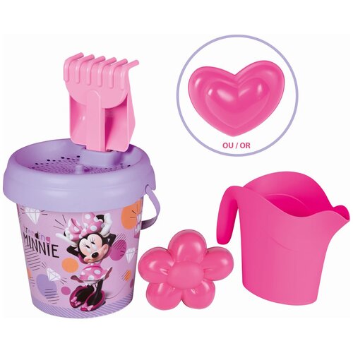 Smoby vedro set Minnie Garnished Bucket s kanglico velikost 18 cm Cene
