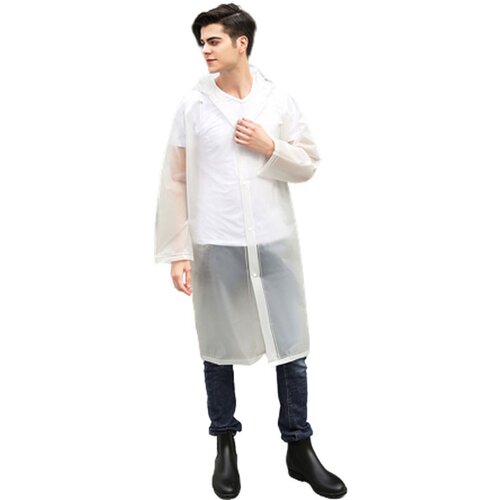 INF Dežni pla&amp;scaron;č s kapuco Transparent L, (21276210) Slike