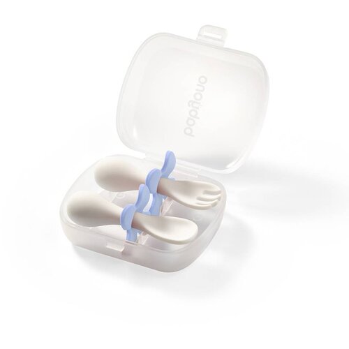 BabyOno Spoon and Fork 12m+ pribor z etuijem 1 kos Cene