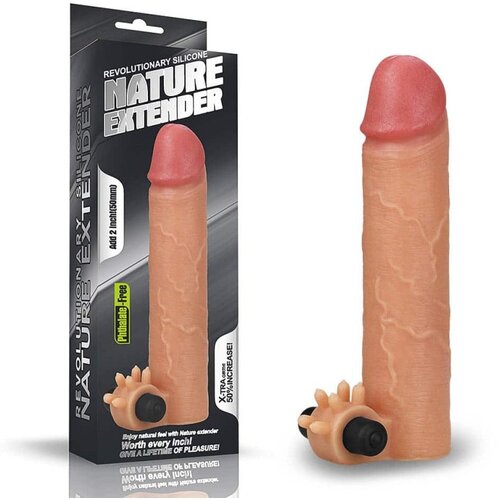 Lovetoy Realna navlaka sa produzetkom i vibracijom LVTOY00422 Cene