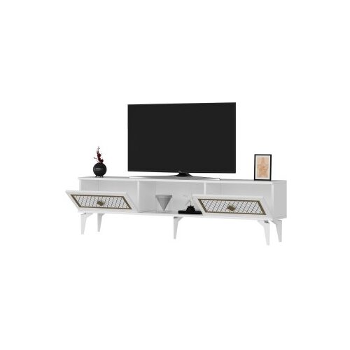 Hanah home tv polica herry white gold Slike