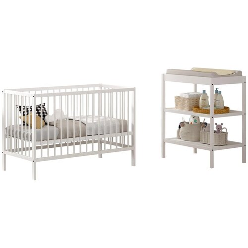 Vipack Set dječjeg namještaja 2 kom od masivne bukve Dino – Cijene