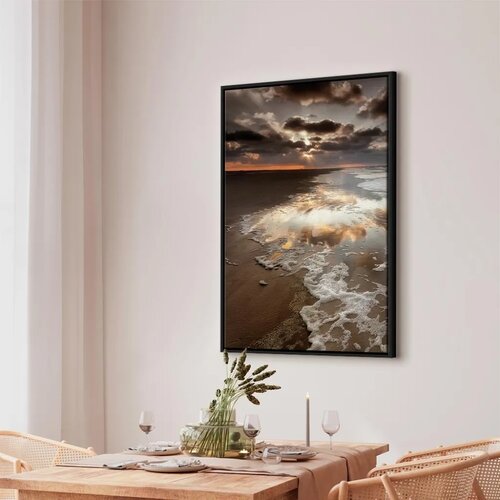  Slika - Present Distraction (1 Part) Vertical 40x60 U crnom drvenom okviru Slike