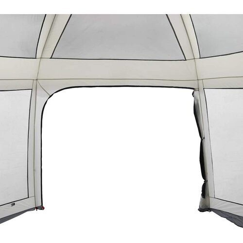  &amp;Scaron;ator za bazen s uklonjivim letvicama i mrežastim stjenkama Siva 618 x 532 cm Slike