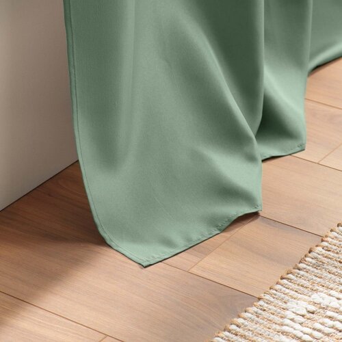 Douceur d int&amp;eacute;rieur Zelena zavjesa 140x260 cm Essentiel &amp;ndash; Slike