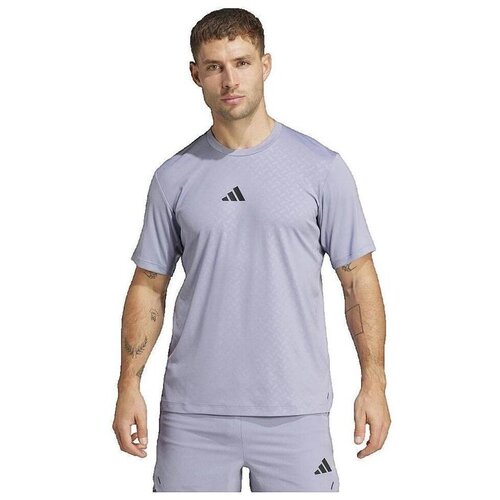 Adidas Majice s kratkimi rokavi T-shirt Power 3-Stripes slim fit Siva Cene