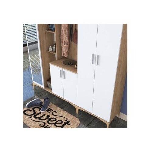 Woody Fashion Set za hodnik EA131-2801, 180x37,5x198,6 cm, Bijela Slike