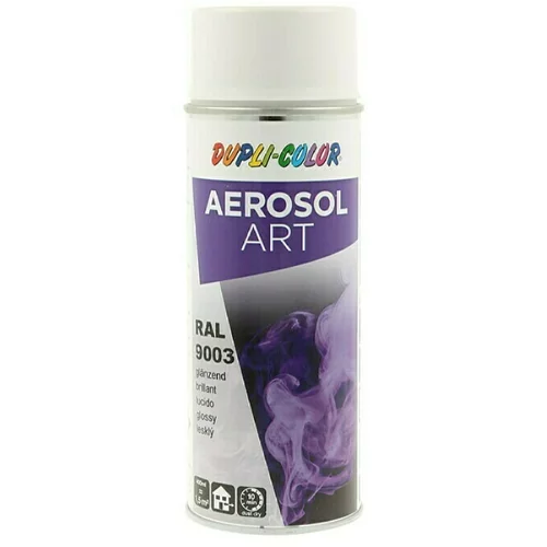 Dupli color Aerosol Art Lak za raspršivanje RAL 9003 (Signalno bijele boje, 400 ml, Sjaj)
