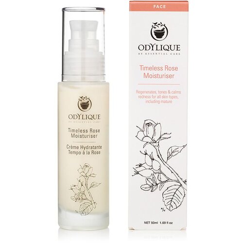 Essential care (Organics) Ltd ODYLIQUE BIO vrtnična vlažilna krema za obraz in predel okoli oči, 50 ml Slike