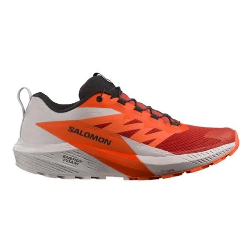 Salomon Sense Ride 5 moške športne superge, Lunar Rock/Shocking Orange/Fiery Red - 48, (21510137)