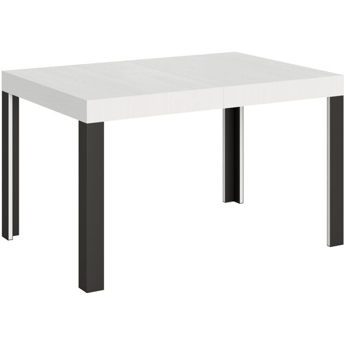 Itamoby &amp;nbsp; Linea (90x130/234 cm) - bela, barva nog: antracit - raztegljiva jedilna miza, (20842728) Slike