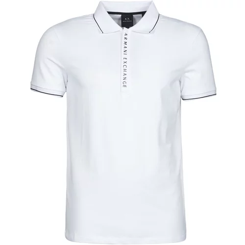 Armani Exchange Polo majice kratki rokavi 8NZF71-ZJH2Z Bela