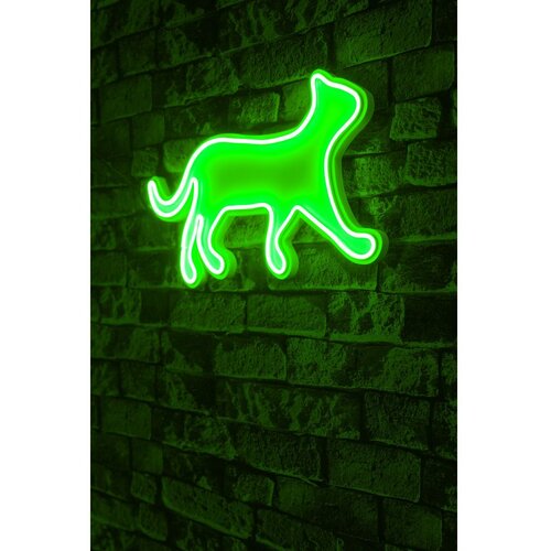 Wallity Dekorativna plastična LED rasveta Kitty the Cat Green Slike
