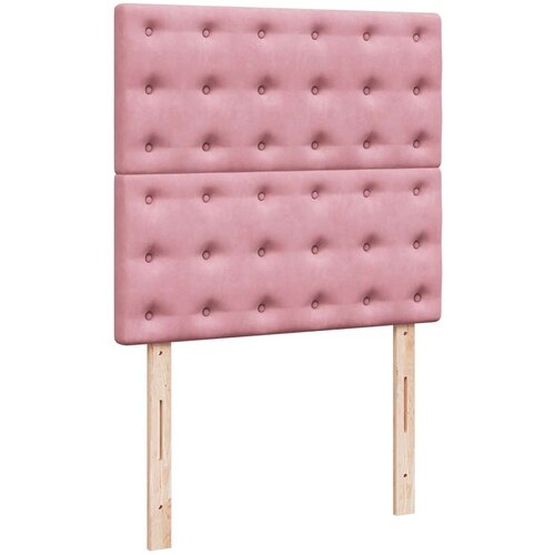 Box spring krevet s madracem ružičasti 90x200 cm bar&amp;scaron;unasti Slike