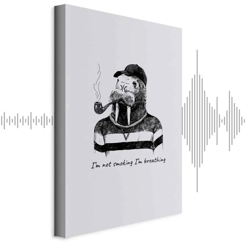  Slika - I\'m Not Smoking. I\'m Breathing (1 Part) Vertical 20x30 Akustična Cene