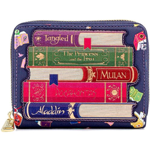 Loungefly disney princess books aop denarnica Cene
