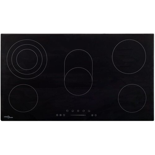 vidaXL keramična kuhalna plošča s 5 gorilniki na dotik 77 cm 8500 w Cene