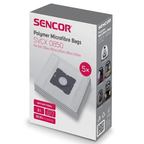 Sencor SVCX 0850 55/60/83/85/93 (5pcs) Kese za usisivač Cene