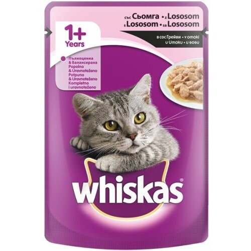 ‎Whiskas vhiskas torbica za mačke sa ukusom lososa Slike