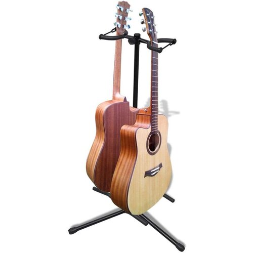 Podesivi sklopivi stalak za 2 gitare Slike