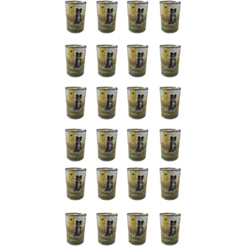 PRIMO vlažna hrana za pse, živina, 415g, 24 komada Slike