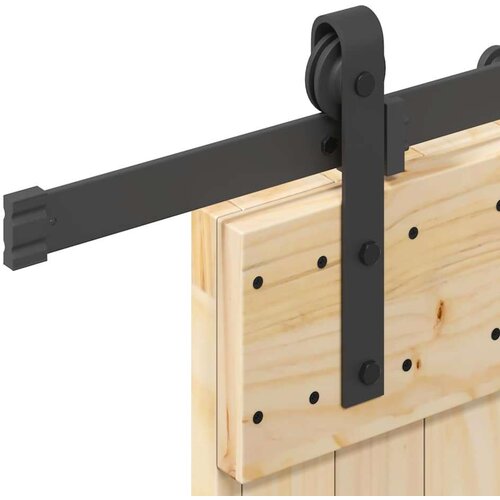 vidaXL Klizna vrata s priborom za montažu 80 x 210 cm masivna borovina Cene