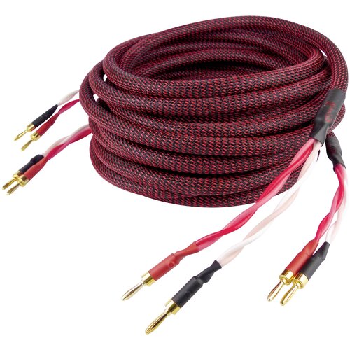 Dynavox 207299 avdio priključni kabel [2x banana moški konektor - 2x banana moški konektor] 5 m črna/rdeča, (20431431) Cene